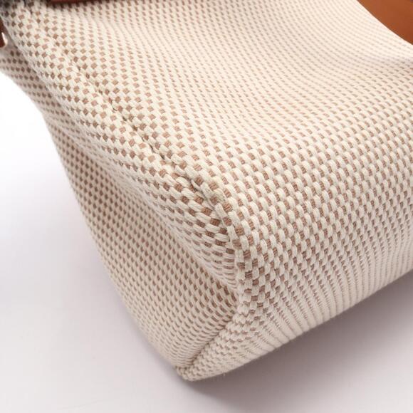 Hermes Herbag Cabas PM Tote Bag Handbag Canvas Leather Toile H Vache Hunter W... - Picture 7 of 15